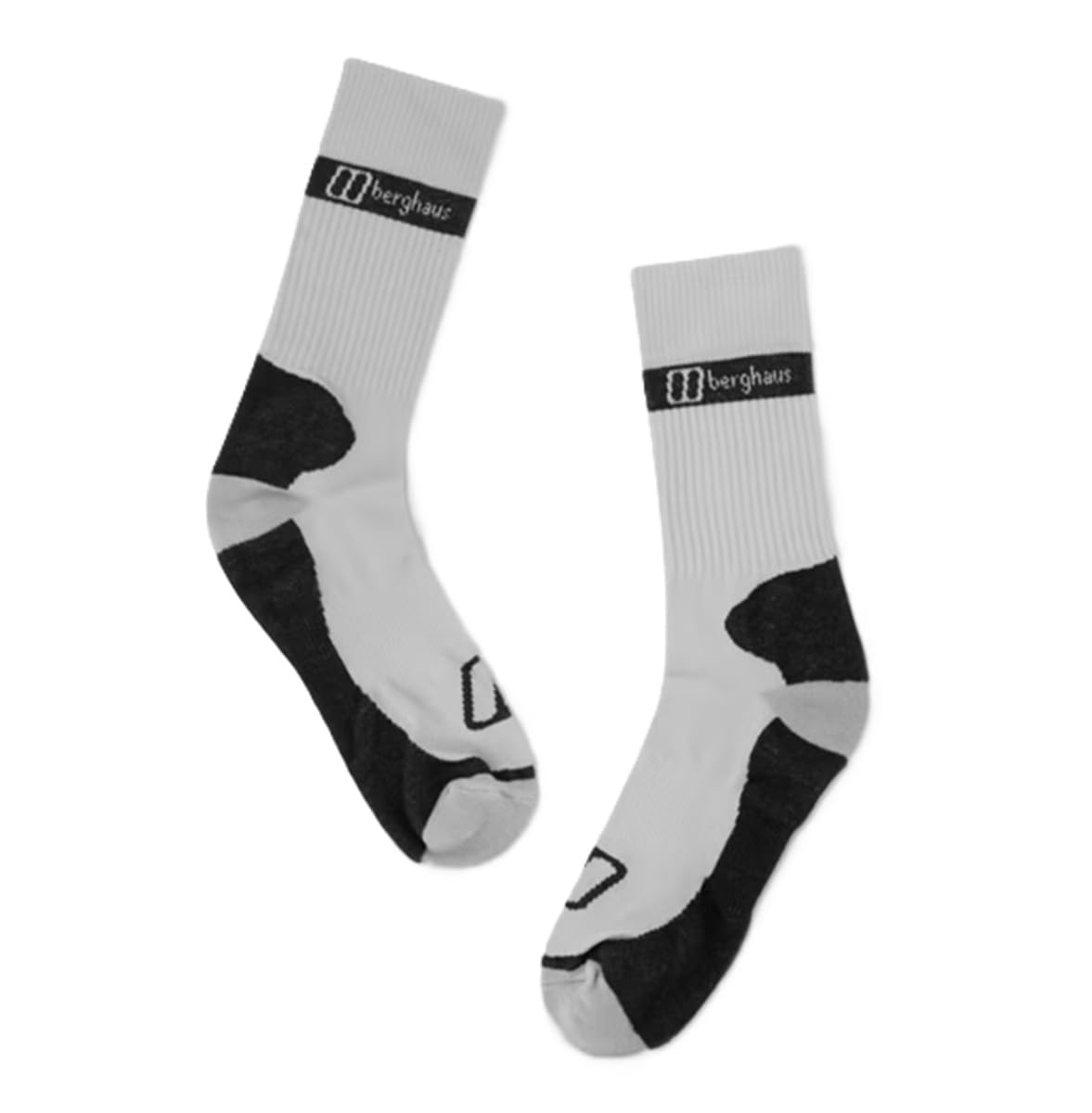 Berghaus Adult Unisex Walking Socks, Grey, L-XL