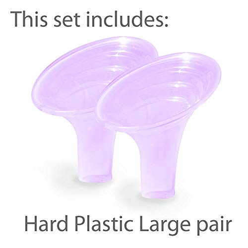 Pumpin' Pal Breast Pump Flanges (Set Medium, S,M,L Pairs) for Medela