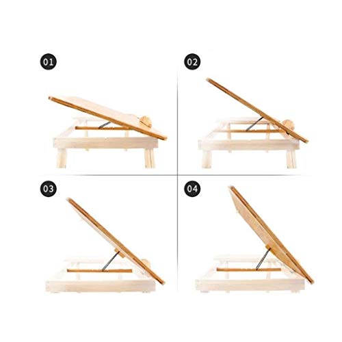 Bureau d'ordinateur pliable et portable réglable pour le télétravail - 5