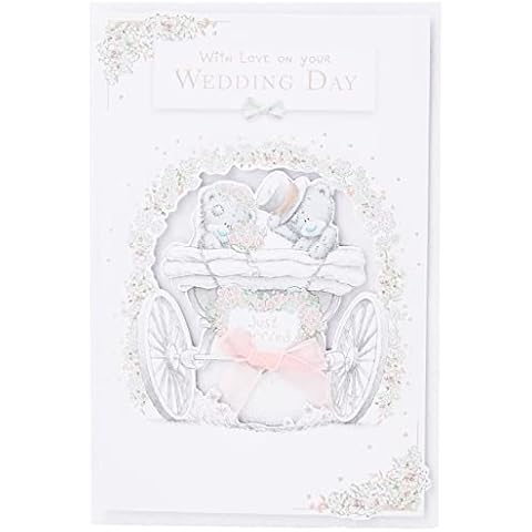 Me to You Wedding Day Card, 6x9 inch Cover