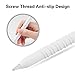 pzoz Compatible with Apple Pencil Case Elastic Protective Silicone Sleeve iPencil Grip Full Skin Cover Holder Pocket Pen Stick Pouch Accessories Kit Compatible for iPad Pro 9.7/10.5/12.9(Clear White)