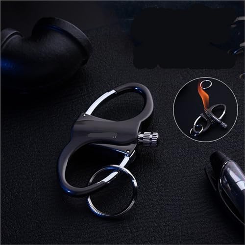 Encendedor con Llavero Impermeable para Exterior Negro miniatura 5