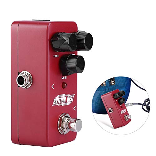 KEYREN Effecteur de Guitare électrique, Mini Effet de Distorsion Britannique Dist de NUX Twinote pour Guitare électrique - Les Beatles, Paul McCartney, John Lennon, RIngo Starr, George Harrison KEYREN Effecteur de Guitare électrique, Mini Effet de Distorsion Britannique Dist de NUX Twinote pour Guitare électrique – Image 7