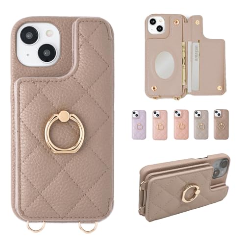 RISUKAI �Ή� Galaxy S23 �P�[�X �X�}�z�P�[�X �V�����_�[ �w�ʎ蒠�^ �J�[�h���[ �X�g���b�v�t�� ���|�� �΂߂��� �X�^���h�@�\ ���u�� �~���[�t�� �����O�t�� OPPO Reno7A �g�уJ�o�[ ���f�B�[�X �V���v�� ������� ��l 