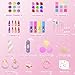PERRYHOME Kids Makeup Set for Girls, 63 Pcs Washable Non-Toxic Real Cosmetic Toddler Makeup Kit, Unicorn Princess Play Makeup Toys Birthday Gifts, Dress up Time Girl Toys for 3 4 5 6 7 8 9 10 11 12