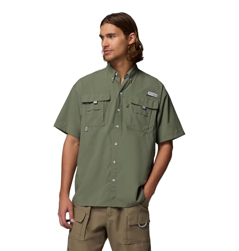 Image of Columbia Men Omni-Shade Bahama II Hiking and Trekking Short Sleeve Shirt