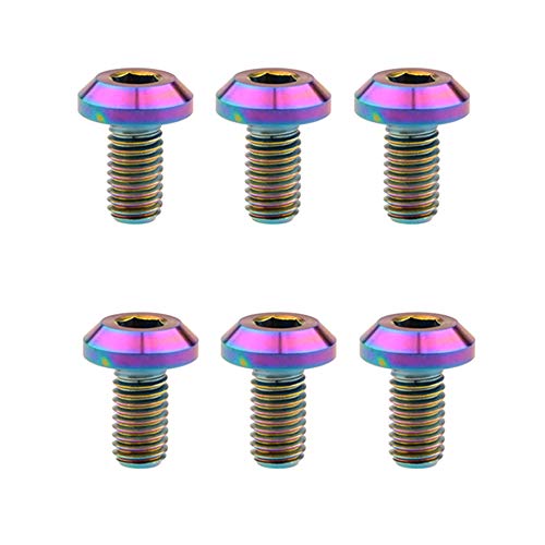 Vis tête hexagonale titane M8x15mm à M8x40mm arc-en-ciel pour visserie filetée - 2