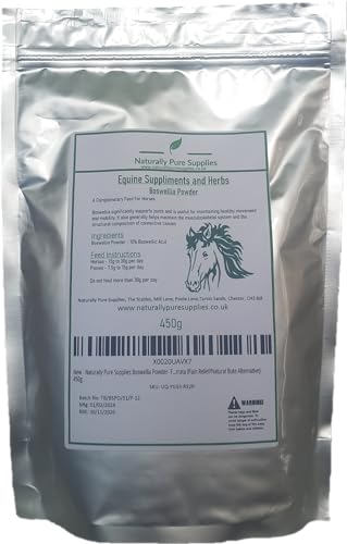 Naturally Pure Supplies Boswellia Powder- Frankincense/Serrata (Pain Relief/Natural Bute Alternative)- 450g