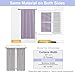 Simplebrand Ava Lilac Blackout Curtains for Bedroom 63 Inch Length 2 Panels Set, Nursery Thermal Insulated Energy Saving Rod Pocket Window Treatment Curtains Blackout Drapes, W40 x L63 Inch, Lilac