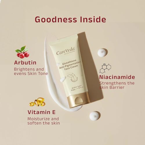 Image of Glutathione Anti-Pigmentation Face Cream Enriched with Kojic Acid & Niacinamide 50gm