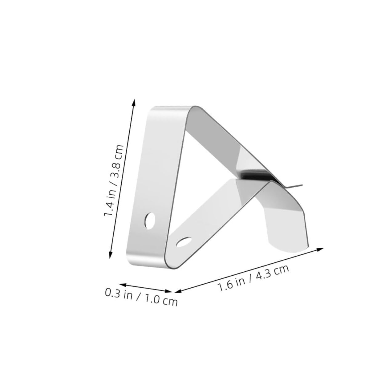 Unomor Grill Thermometer Clip Coffee Cup Clip Stainless Steel Temperature Probe Holder Pack