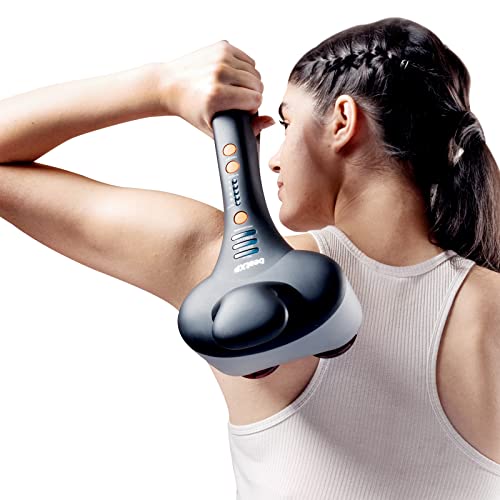 beatXP Thunder Pro Double Headed Full Body Pain Relief Massager with Infrared – Deep Tissue Massage – Acupressure for Relaxation – Back, Leg, Foot & Body Massager with up to 18 Months Warranty (Jade Black)