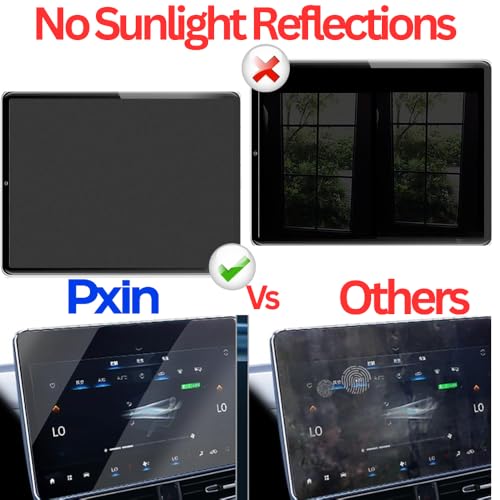 Image of Pxin Anti-Glare & Anti Reflection Screen Guard compatible with Mercedes-Benz GLC (2025) Car Infotainment| Plasma Layer| Scratch Resistant | 4K HD Clarity | No Fingerprint