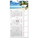 Produktbild Timr 4-Monatskalender 2025 Karibik mit Streifenkalender 4 Monate Übersicht I 30 x 60 cm I Wandkalender I Jahresplaner mit Schieber zum Aufhängen und Abreißen I blau Meer Strand I tr_242