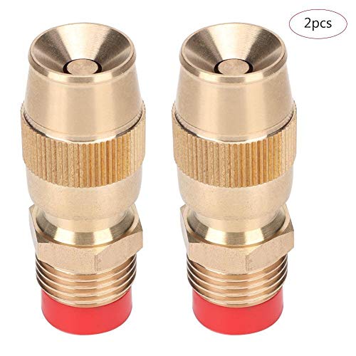 NOBRAND 4pcs G1/2inch Adjustable Copper Garden Lawn Irrigation Nozzle Water Spray Sprinkler Head