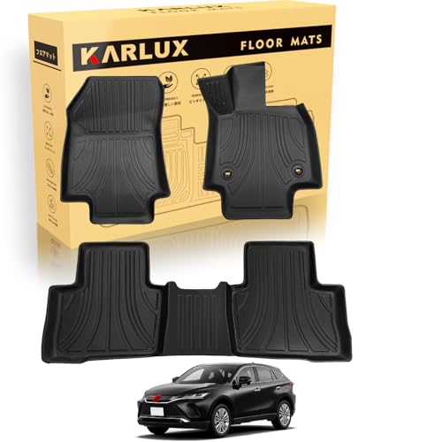 KARLUX �g���^ �V�^�n���A�[ 80�n �t���A�}�b�g �B3D�J�[�}�b�g�͖h���E�h���E�h����TPE�f�ސ��BTOYOTA HARRIER 80 �n2020�N6���`���s�ɍœK�����ꂽ�J�X�^���݌v�B (1-2��ڃt���A�}�b�g)