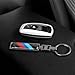 HENGYUESHANG Universal Car Key Chain Keyring Carbon Fiber Keychain compatible with BMW F30 F31 F34 F36 E90 E70 E46 F10 G20 G30 G01 G05 G06 G07 Accessories (Gray)