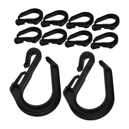 Cabilock 10pcs Car Trunk Storage Hooks Durable Hangers for Bag Luggage Accessories Easy Installation for Home Travel Outdoor Use Versatile Back Seat Hook for Car