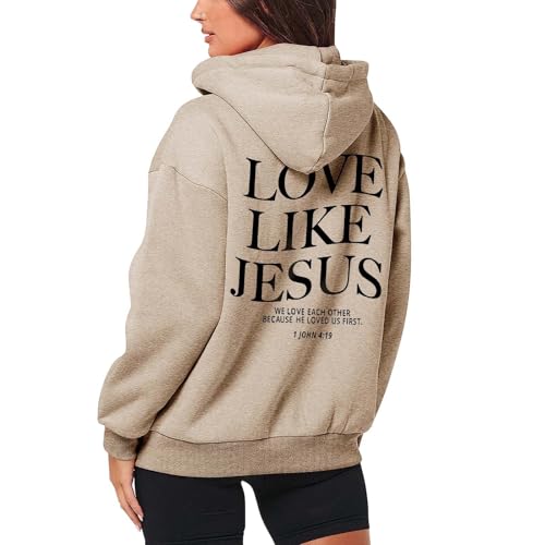 Veste zippée chrétienne avec message d'espoir pour un look surdimensionné