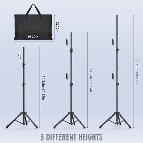 Eocnrhe Backdrop Stand Kit - 6 Widths, 10x7.5ft Adjustable Background Stand for Parties & Studio Photography - Image 7
