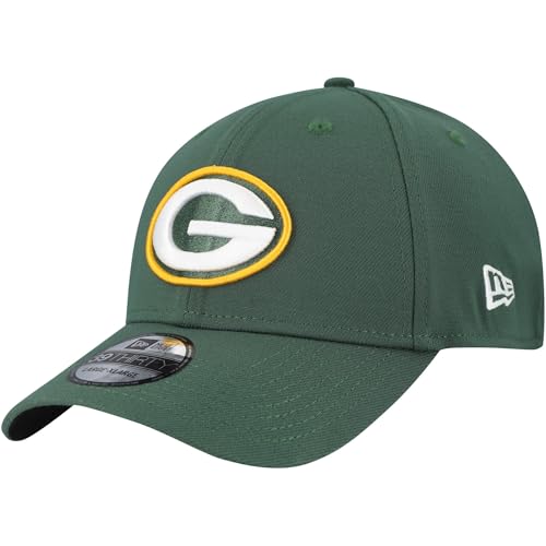 Lista de Gorra Green Bay favoritos de las personas. 43 New Era NFL 39THIRTY - Gorra de fútbol flexible unisex para adultos, color del equipo, con logotipo primario, ajuste elástico, verde (Green Bay Packers - Green), Large-X-Large