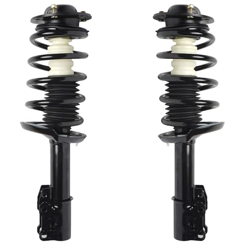 Image of Detroit Axle - 6pc Front End Suspension Kit for 04-12 Chevy Malibu, 05-10 Pontiac G6, 07-09 Saturn Aura, 2 Lower Control Arms w /Ball Joint 2 Struts & Coil Spring 2 Sway Bars Replacement Struts Shocks