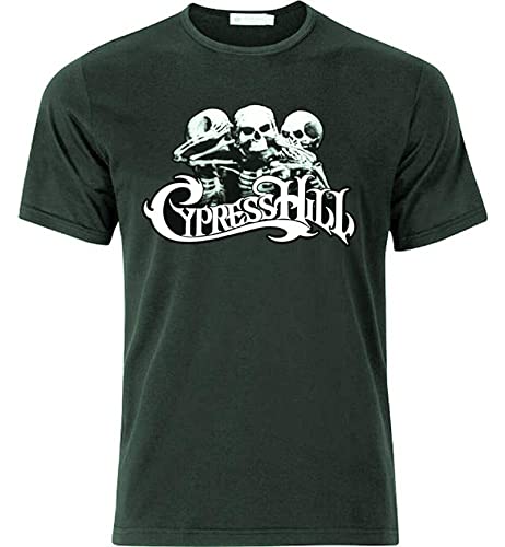 Photo de ARHAR Cypress Hill Skulls T Shirt Black Black M