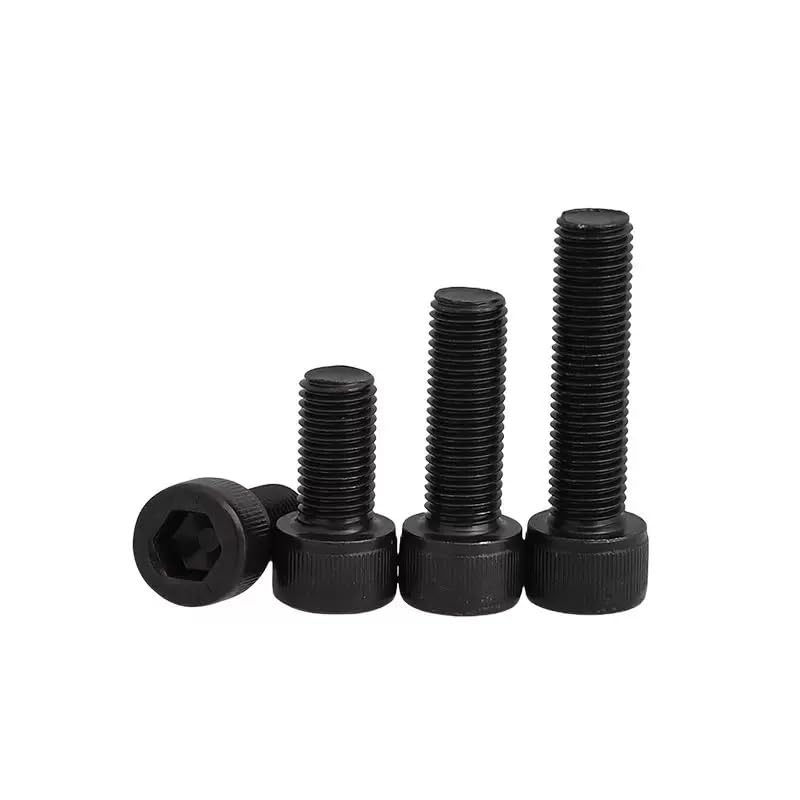 Viti a testa esagonale in acciaio con filettatura fine nera 12,9 M14 M16 M18 M20 M24 (M14 x 1.5 x 25mm - 1pcs)