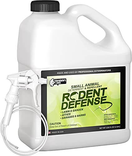 Exterminators Choice - 1 Gallon Peppermint Rodent Defense Spray- Great for Lawns, Gardens, Attics,...