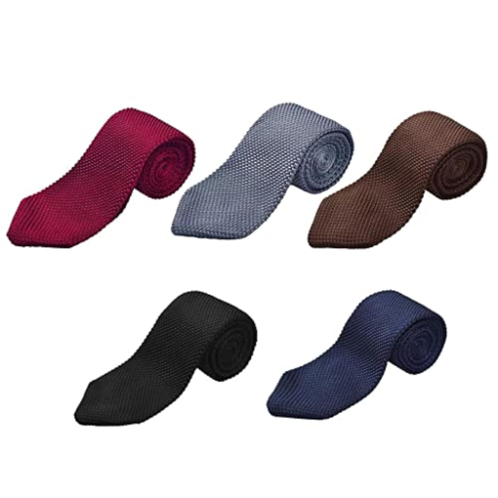 Men's Fashion Knitted Solid Necktie