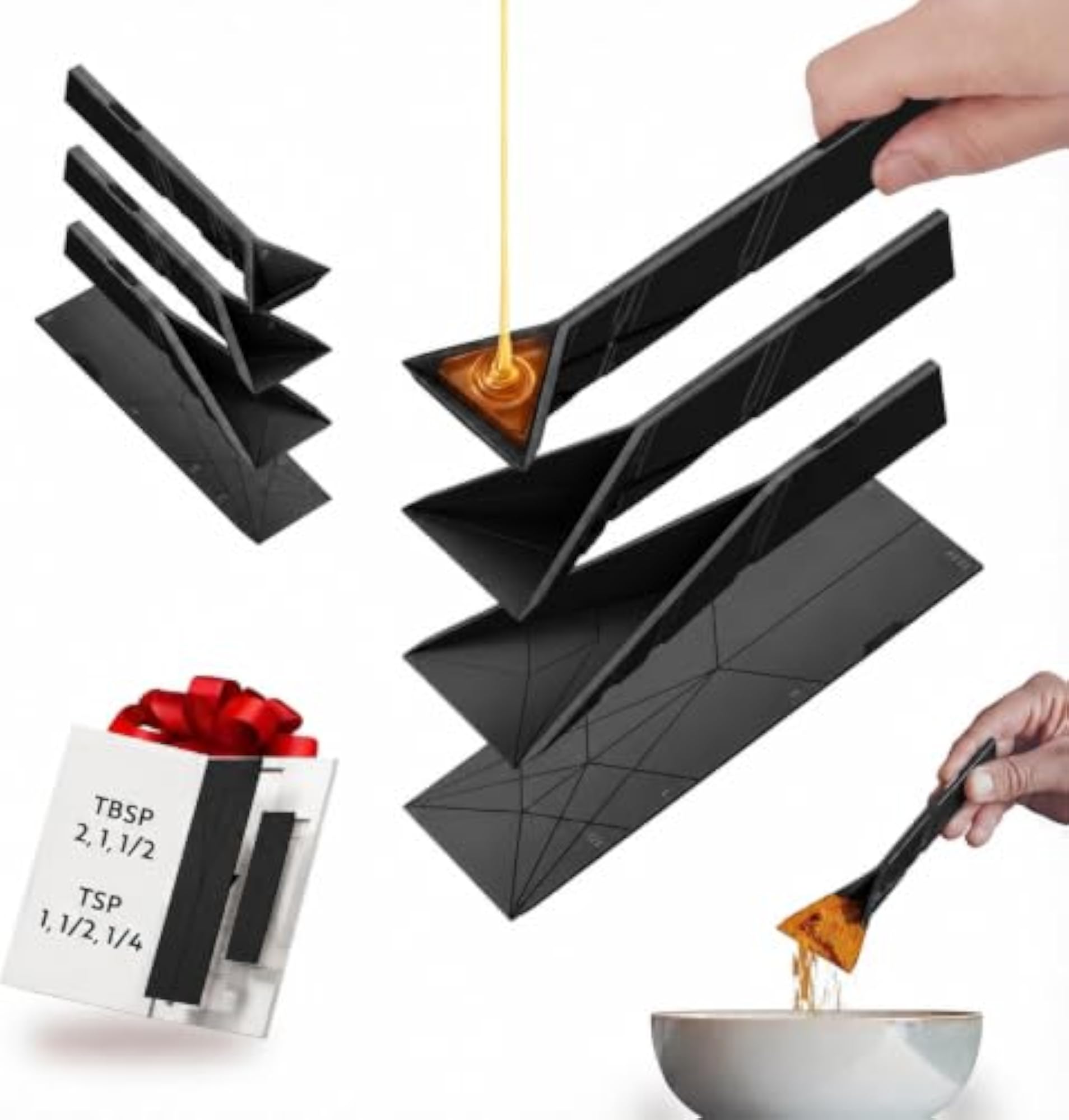Original Flat 3-in-1 Folding Measuring Spoons