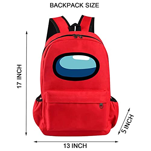Backpack Laptop Outdoor Sport Travel Hiking Waterproof Backpack 17 Inch (Red)2