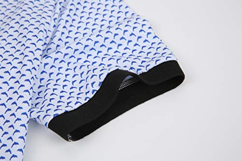 Alex Vando Mens Polo Shirts Short Sleeve Regular Fit Fashion Designed Shirt
