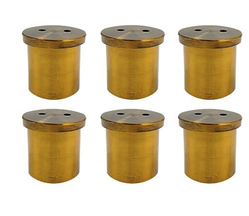 Image of Atlantic Stainless Steel Wall to Wall Bracket Conceal for 1 inch Curtain Rod, Material Stainless Steel, Antique Finish, 6 Pieces