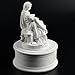 Veronese Design 7 1/2 Inch La Pieta Cremation Urn Polystone Marble White Finish Memorial Gift Home Decor