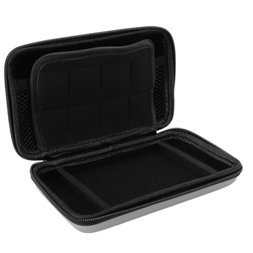 Game Console Carrying Case, Hard Shell Portable Travel Case with 8 Game Slot Inner Pocket, Protective Case for New 3DS XL