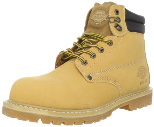 Dickies Men's Raider Steel Toe Work Boot, Wheat,8.5 M US