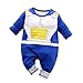 Bambino Pagliaccetto Tute Cosplay Neonato Cotone Body Un Pezzo Vestiti per Ragazzo Bianco e Blu 0-3 Mesi/59