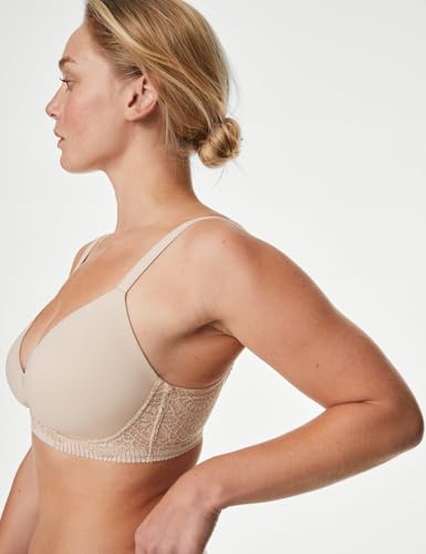 Image of Marks & Spencer Body Womens Polyamide Blend Padded Non Wired T-Shirt Bra