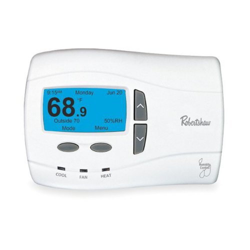Robertshaw 9825I2 2 Heat/2 Cool Deluxe Programmable Multistage Thermostat #TOP18