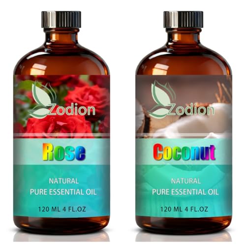 Aceite esencial coco y rosa 120 ml para aromaterapia
