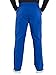 Men Scrubs Set Workwear Professionals WW695 V-Neck Top & WW190T Tapered Leg Fly Front Cargo Pant, Galaxy Blue- M Top/M Tall Pant