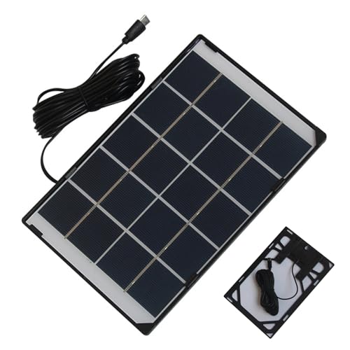 Panel Solar - Material Polisilicio, 21x13,5x0,5cm, 30W 5V Accesorios Electrónicos Vor Solar | Paneles de Cargador de Batería USB Portátil Para Exterior Para Teléfonos, Cámara, Viajes, Tienda,