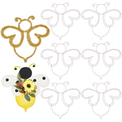 NBEADS Bee Shaped Wreath Frame Set Cover