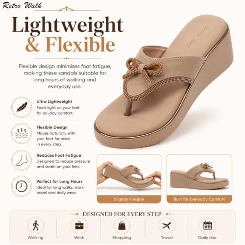 Image of Women Soft Synthetic Embellished Comfort Flats for Casual Ethnic |TPR Sole Slip On Sandalsfor Women & Girls | Lightweight Chappals for Ladies