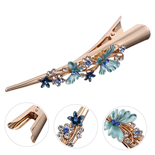 Beavorty Flower Duckbill Clip Large Metal Hair Clip for Women Vintage Design Hair Styling Accessory for Parties Festivals and Daily Use - Image 4