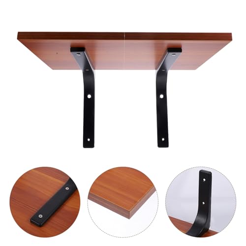 Structure solide pour supports d'étagère murale Hemobllo flottante bois métal