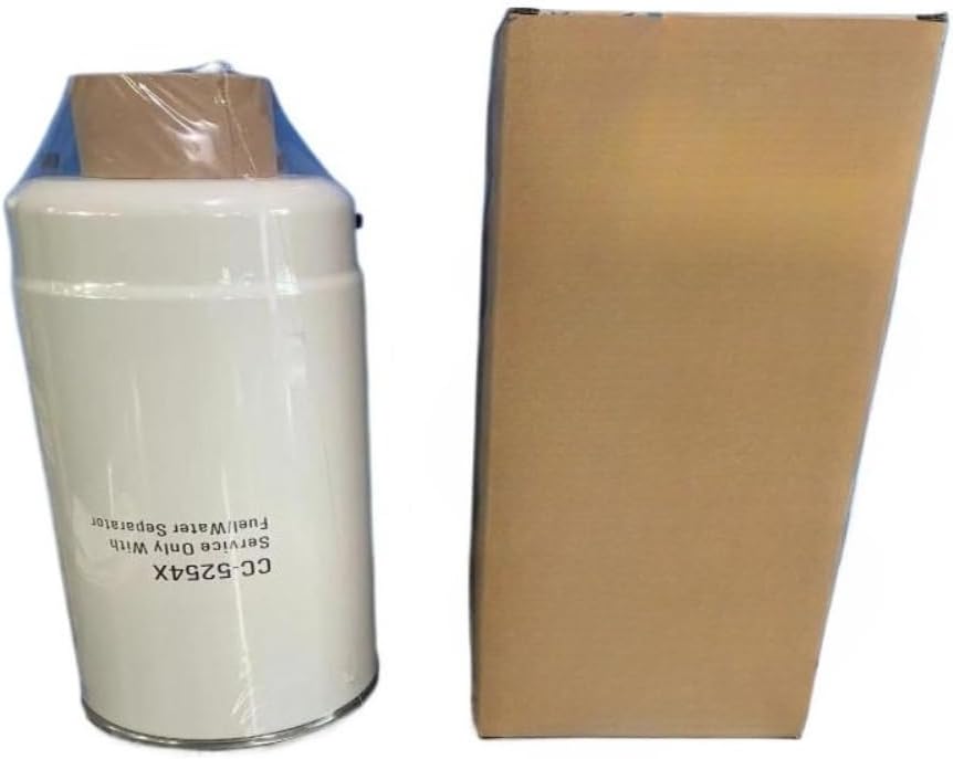 Oil Water Separator Filter CC-5254X Compatible with EC ZE650G ZE750G Heavy Duty Excavator 345x138mm