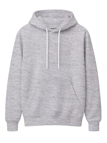 Image of Amazon Brand - Anarva Men's Regular Fit Cotton Hoodie | Comfortable Winter Hoodie with Kangaroo Pocket & Adjustable Hood | Soft Warm Casual Wear for Everyday Use
