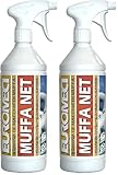 Euromeci Muffa Net EMN7S, Detergente per macchie di muffa, 750 ml (Confezione da 2)